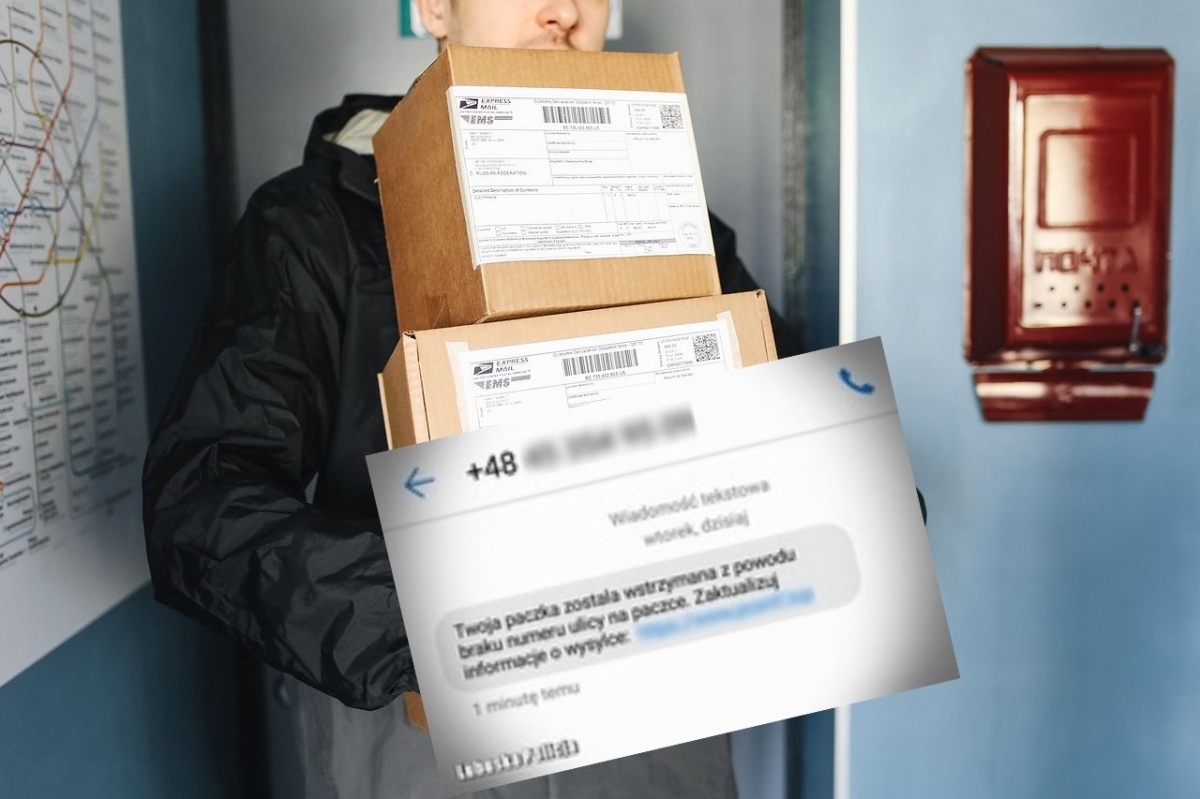 Dostałeś SMS-a o wstrzymaniu paczki? Uważaj na oszustów