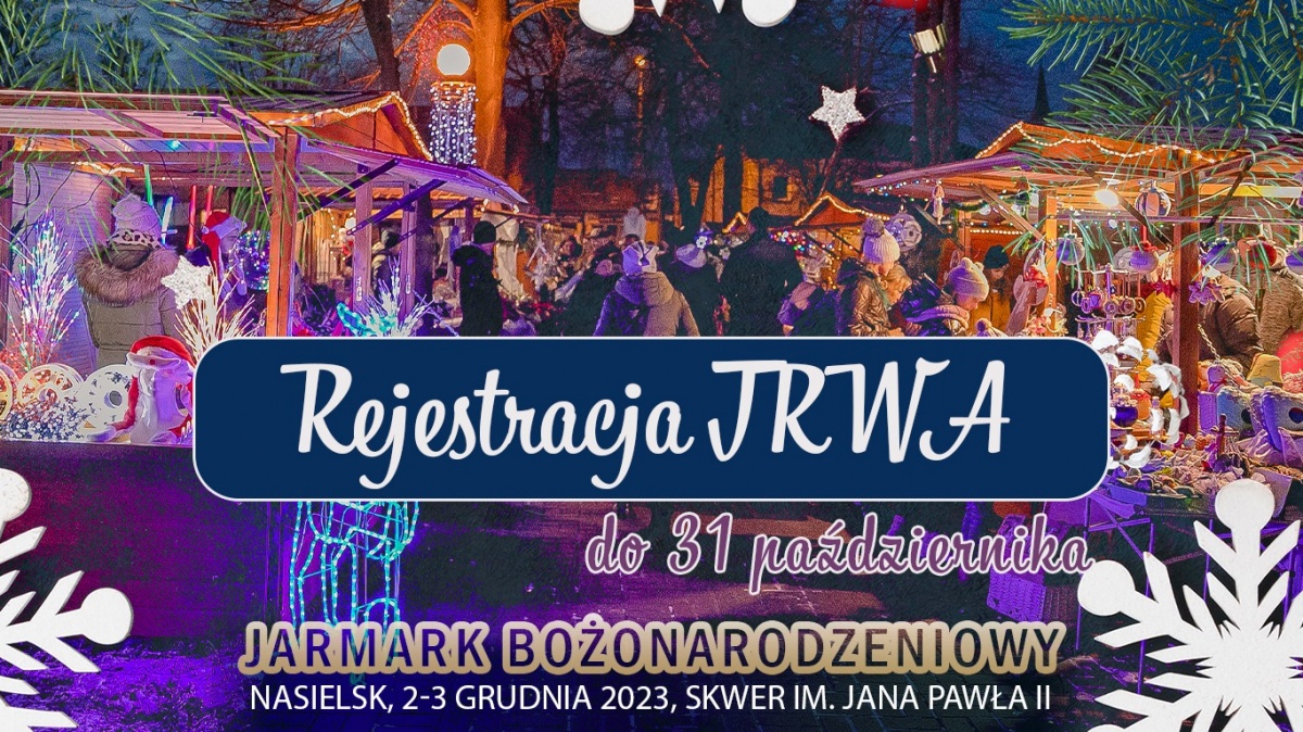 Nasielsk. Trwa nabór wystawców na Jarmark Bożonarodzeniowy
