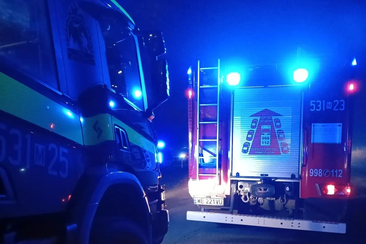 Czosnów. W Palmirach doszło do potrącenia kobiety na hulajnodze. 40-latka trafiła do szpitala