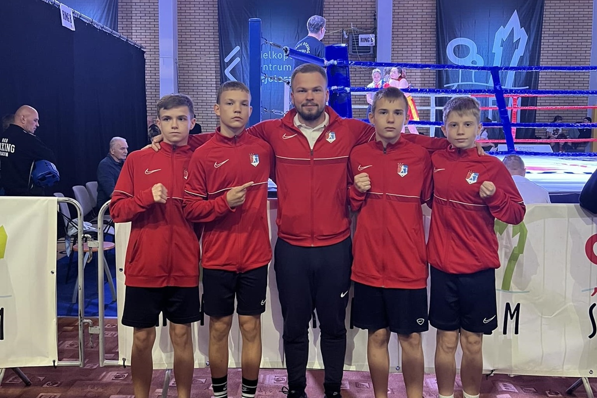 Ksawier Stępniewski z nowodworskiego klubu bokserskiego wicemistrzem Polski młodzików