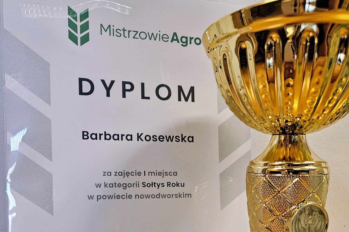 Nasielsk. Barbara Kosewska z Pniewskiej Górki Sołtysem Roku 2023 w powiecie nowodworskim w plebiscycie Mistrzowie Agro