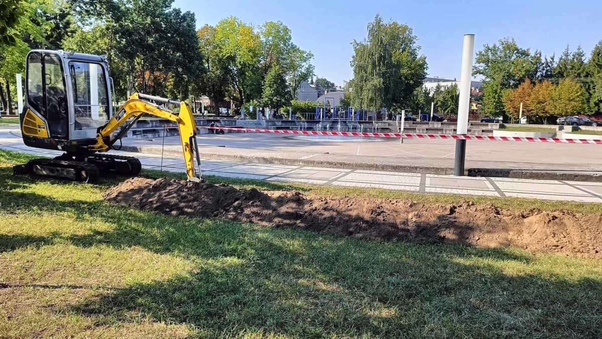 Grająca fontanna w Parku Wybickiego. Wybrano repertuar