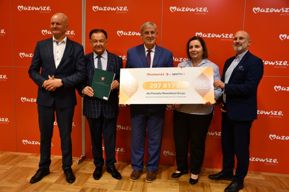 Samorząd Mazowsza podzielił dotacje na rozwój baz sportowych