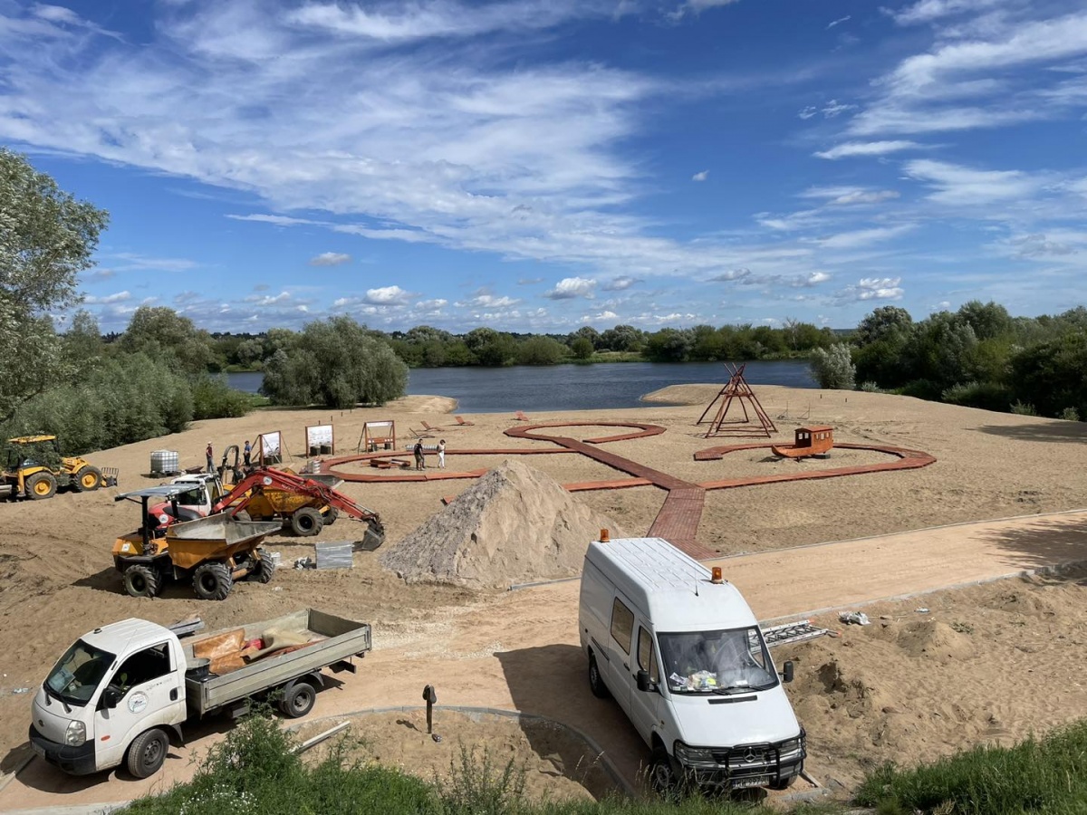 Nowy Dwór Mazowiecki. Plaża miejska na koniec wakacji. W najbliższy piątek impreza inauguracyjna