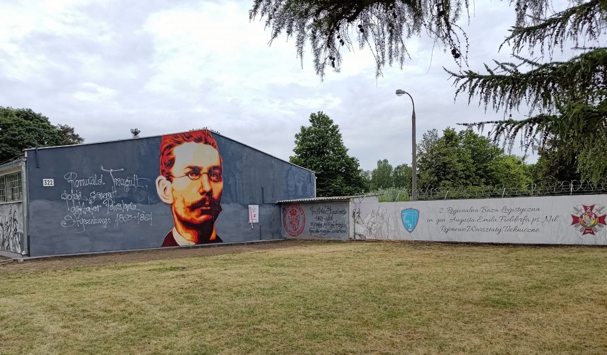 W Modlinie Twierdzy odsłonięto mural upamietniający powstanie styczniowe