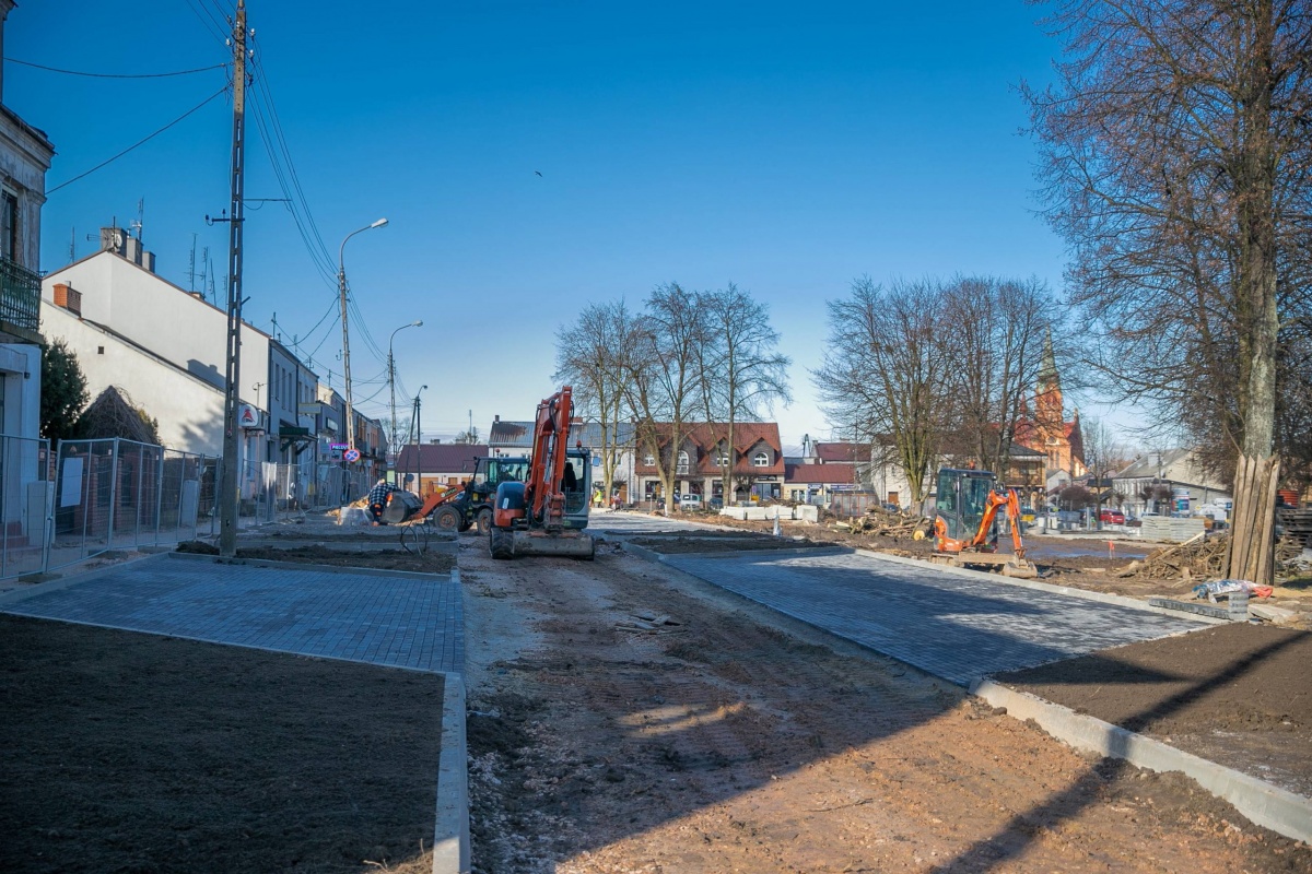 Nasielsk. Zmiana organizacji ruchu w związku z przebudową skweru im. Jana Pawła II