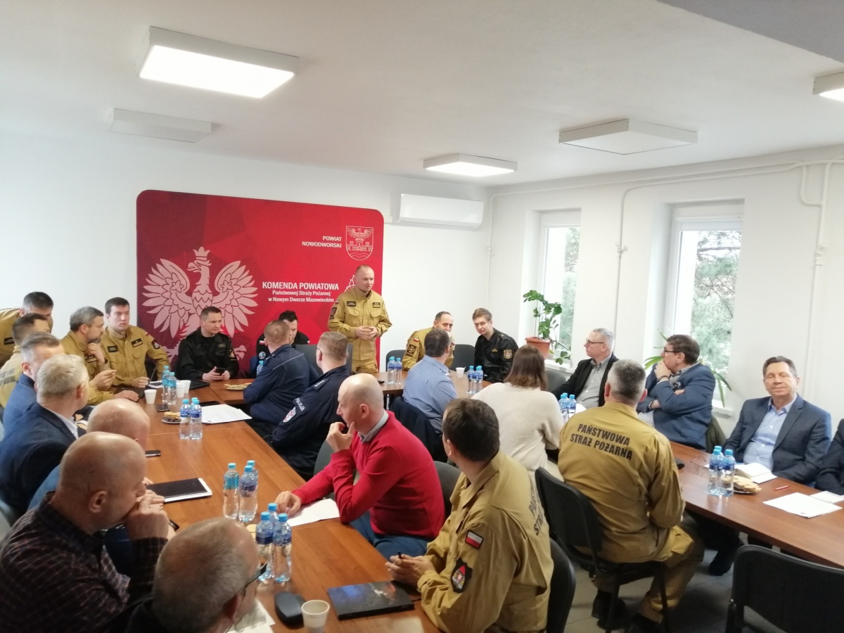 Międzynarodowe ćwiczenia strażackie na terenie powiatu nowodworskiego i gminy Wieliszew