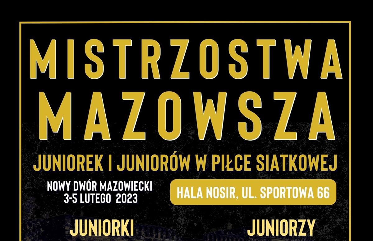 Siatkarskie mistrzostwa Mazowsza w kategoriach juniorskich. Wśród drużyn LOS Nowy Dwór Mazowiecki i LTS Legionovia