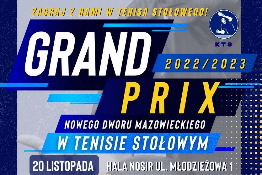 Nowy Dwór Mazowiecki. Grand Prix w tenisie stołowym. Drugi turniej z cyklu już 20 listopada