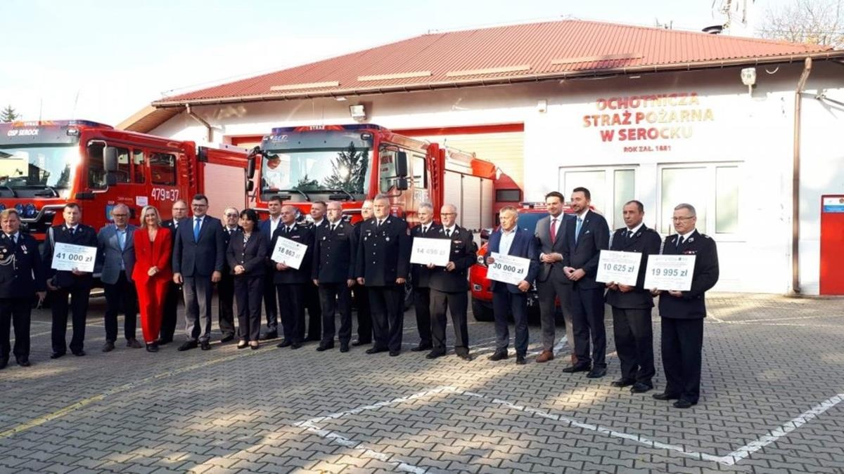 Ponad 530 tys. zł dla jednostek OSP i samorządów z powiatów nowodworskiego i legionowskiego