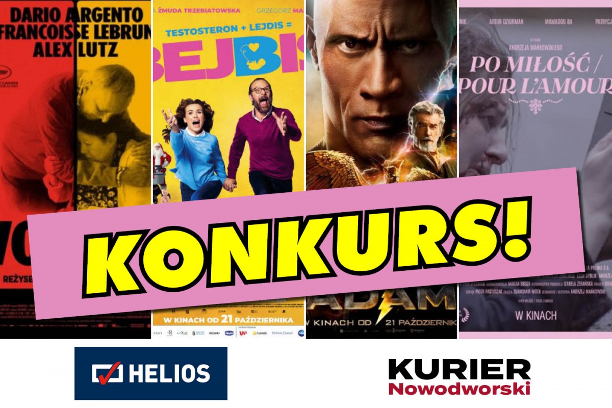 Jesienny repertuar Kina Helios w Legionowie pełen gwiazd!