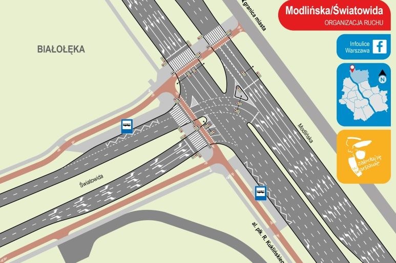 Utrudnienia na Modlińskiej na Białołęce. Zamykają jezdnię w kierunku centrum