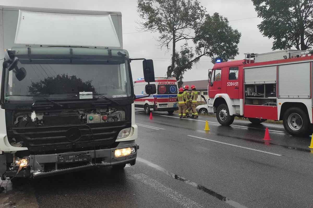 Dwie kolizje drogowe w Zakroczymiu. W obu przypadkach zawiniła nadmierna prędkość