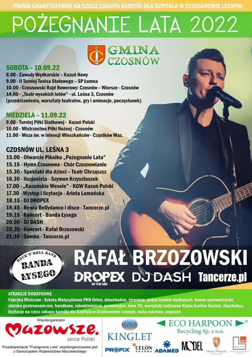 Czosnów. Pożegnanie lata w szczytnym celu – piknik charytatywny