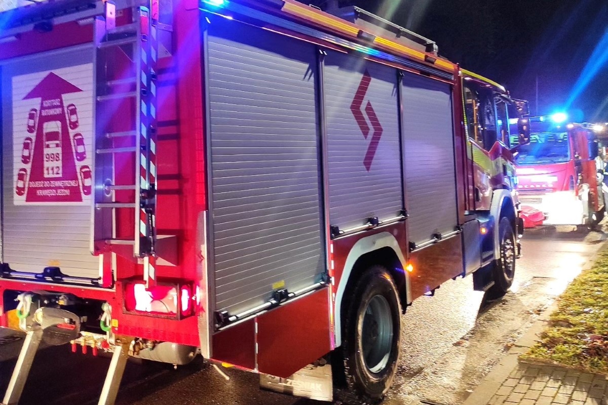 Czosnów. Pożar kotłowni w domu jednorodzinnym we Wrzosówce