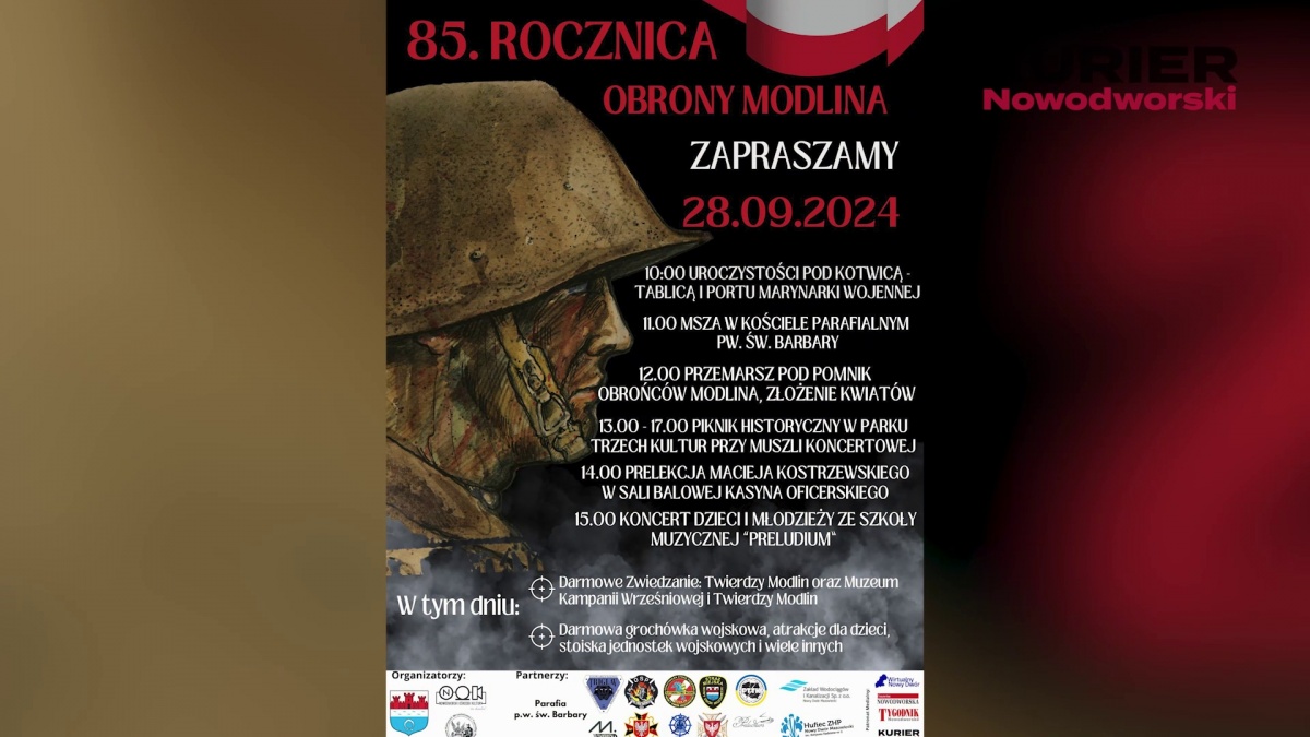 Nowy Dwór Mazowiecki. 85. rocznika obrony Modlina w Parku Trzech Kultur