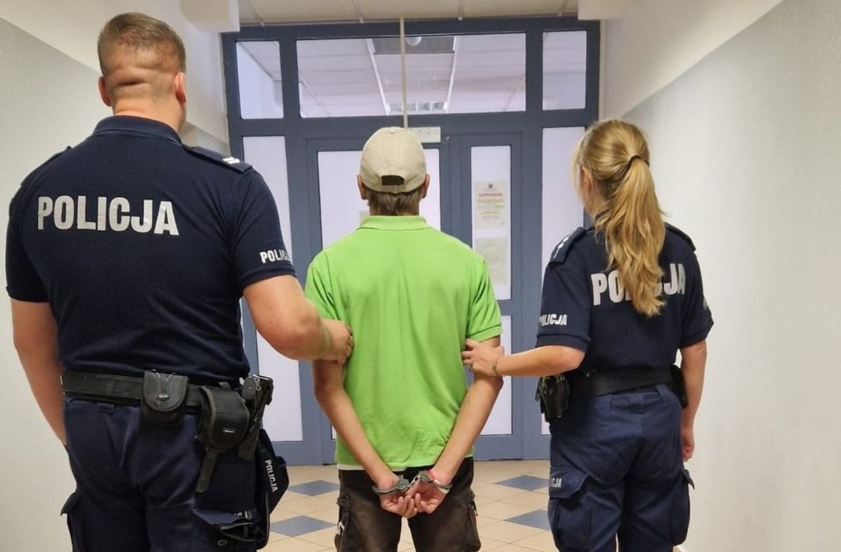 Nowy Dwór Mazowiecki. Ukrył się przed policją w szafie