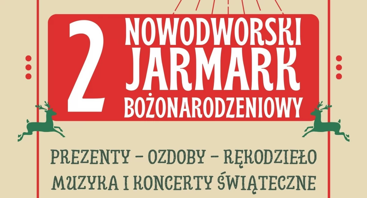 Drugi Nowodworski Jarmark Bożonarodzeniowy – zapraszamy do Hotelu Mazovia!
