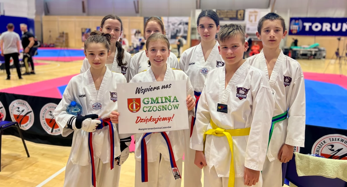 Sportowy sukces mieszkańców gminy Czosnów: triumfy na Mistrzostwach Polski w Taekwondo