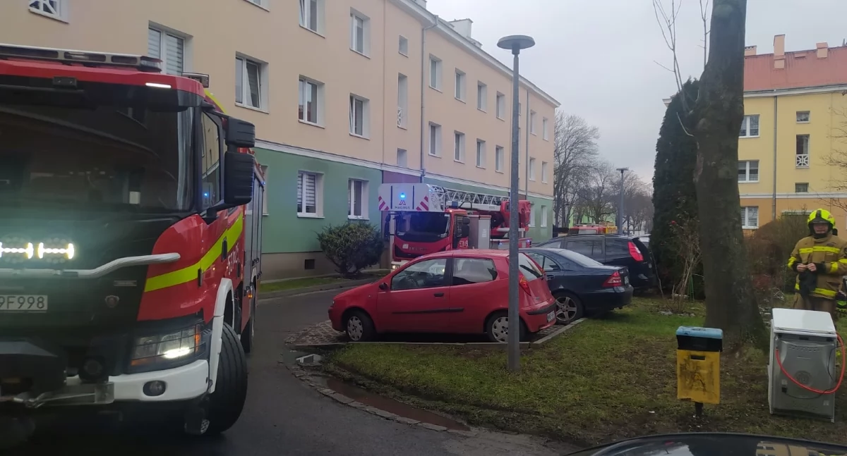Nowy Dwór Mazowiecki. Awaria i zadymienie kuchenki gazowej w bloku przy Malewicza. Winna awaria kuchenki gazowej 