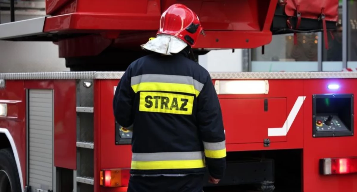 Czosnów. W Cybulicach kobieta kierująca Renault zjechała z ulicy Partyzantów i uderzyła w słup energetyczny
