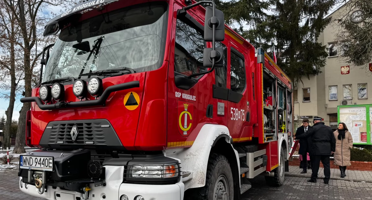 Czosnów: Nowoczesny wóz strażacki za ponad milion złotych dla OSP Krogulec. Rekordowe dofinansowania.