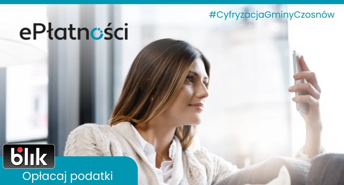 Urząd Gminy Czosnów wprowadza ePłatności. Zapłacisz kartą, blikiem. Wkrótce Apple Pay i Google Pay