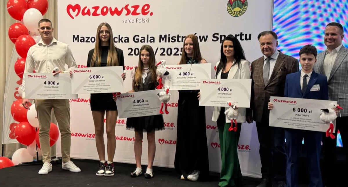 Czosnów: Młodzi sportowcy z gminy wyróżnieni na Gali Mistrzów Sportu