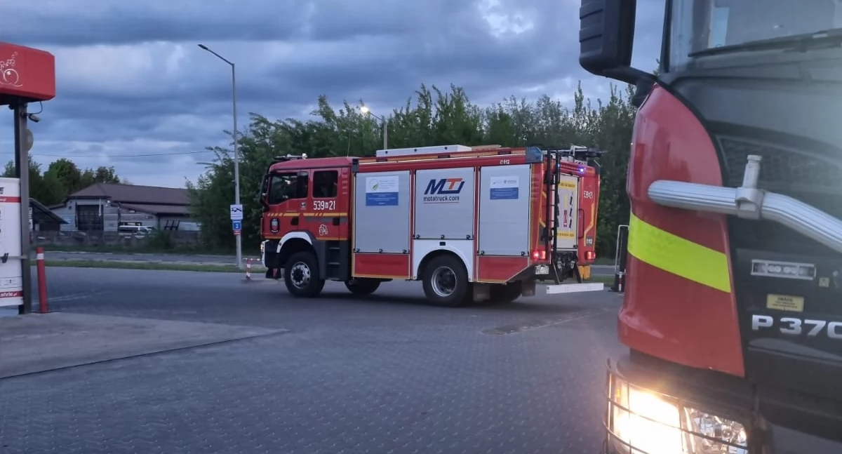 Nasielsk: Pożar w myjni samochodowej. Zapalił się automatyczny odkurzacz
