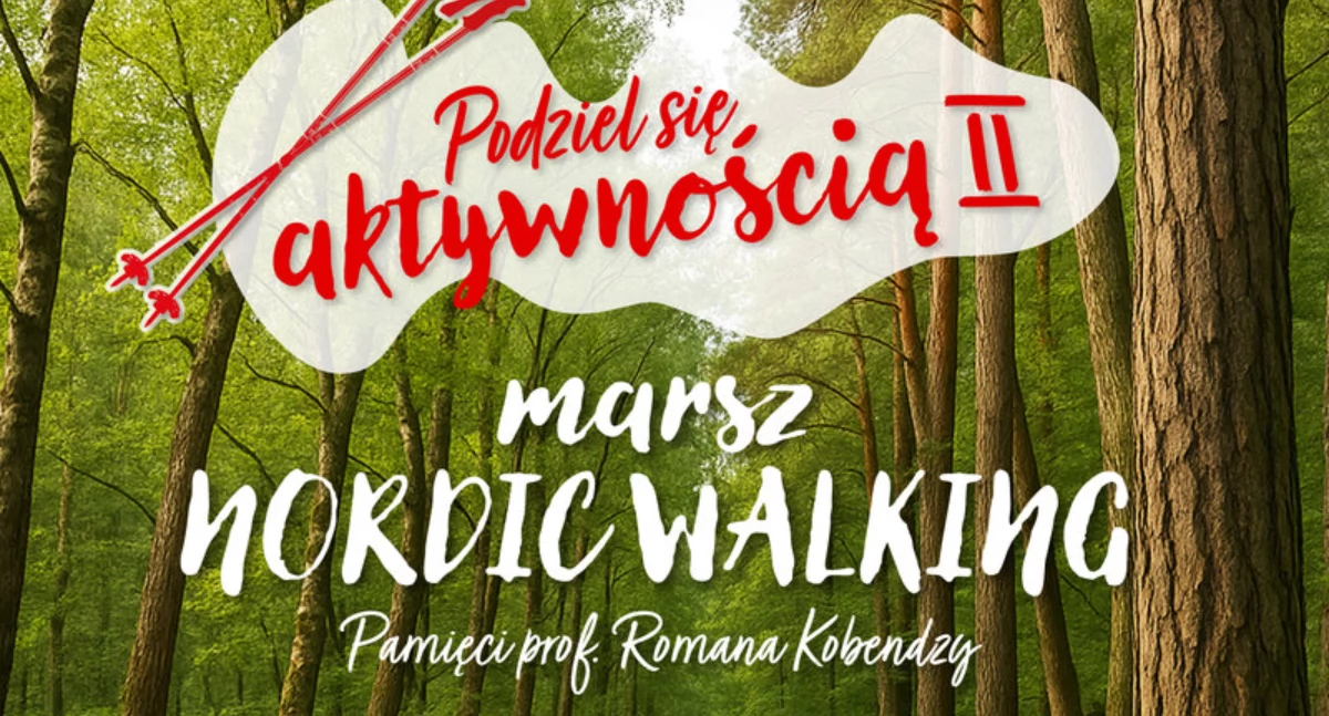 Marsz Nordic Walking szlakami Kampinoskiego Parku Narodowego. Będzie wsparcie instruktorów 