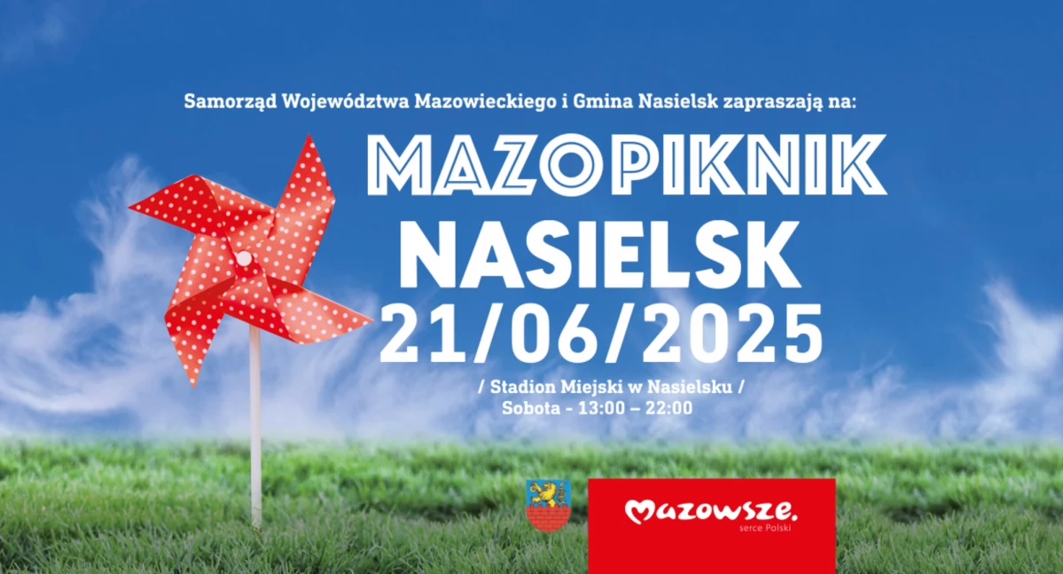 Rodzinne święto Mazowsza. Nasielsk zaprasza na MAZOpiknik. Koncert DeMono od 20:45