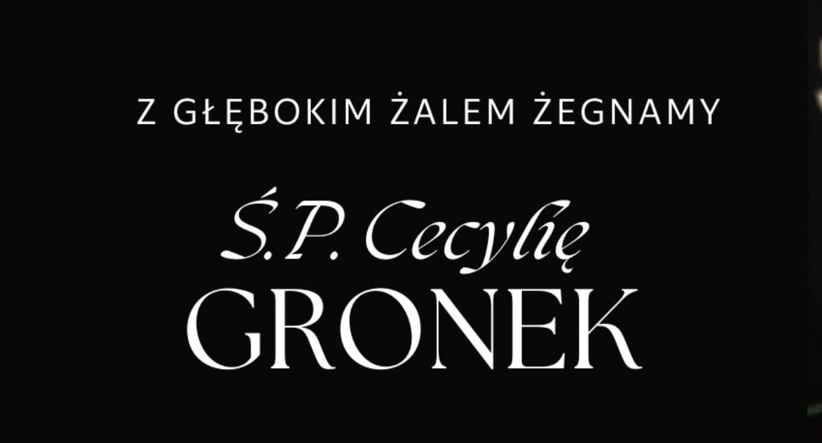 Odeszła Cecylia Gronek – była radna i wieloletnia kierowniczka OPS w Nowym Dworze Mazowieckim
