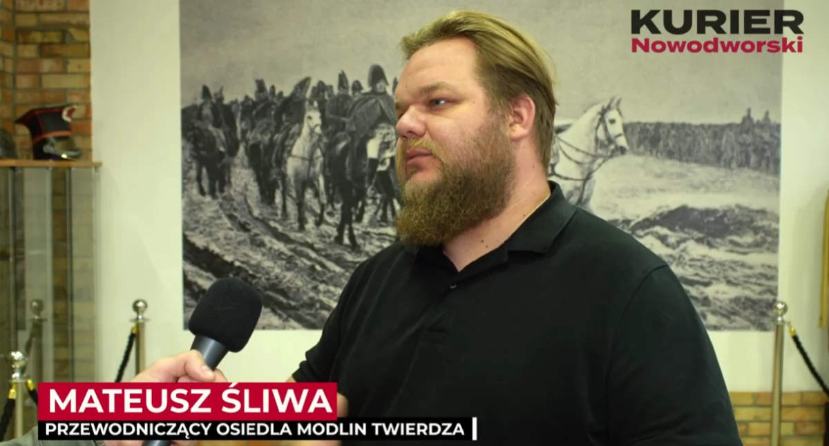 Nowy Dwór Mazowiecki: Mateusz Śliwa nowym Przewodniczącym Modlina Twierdzy: „Chcemy słuchać mieszkańców i działać razem” (wideo)