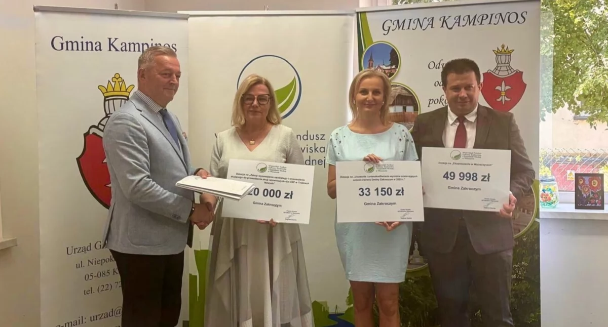 Zakroczym pozyskał dofinansowanie na trzy ważne projekty ekologiczne i bezpieczeństwa