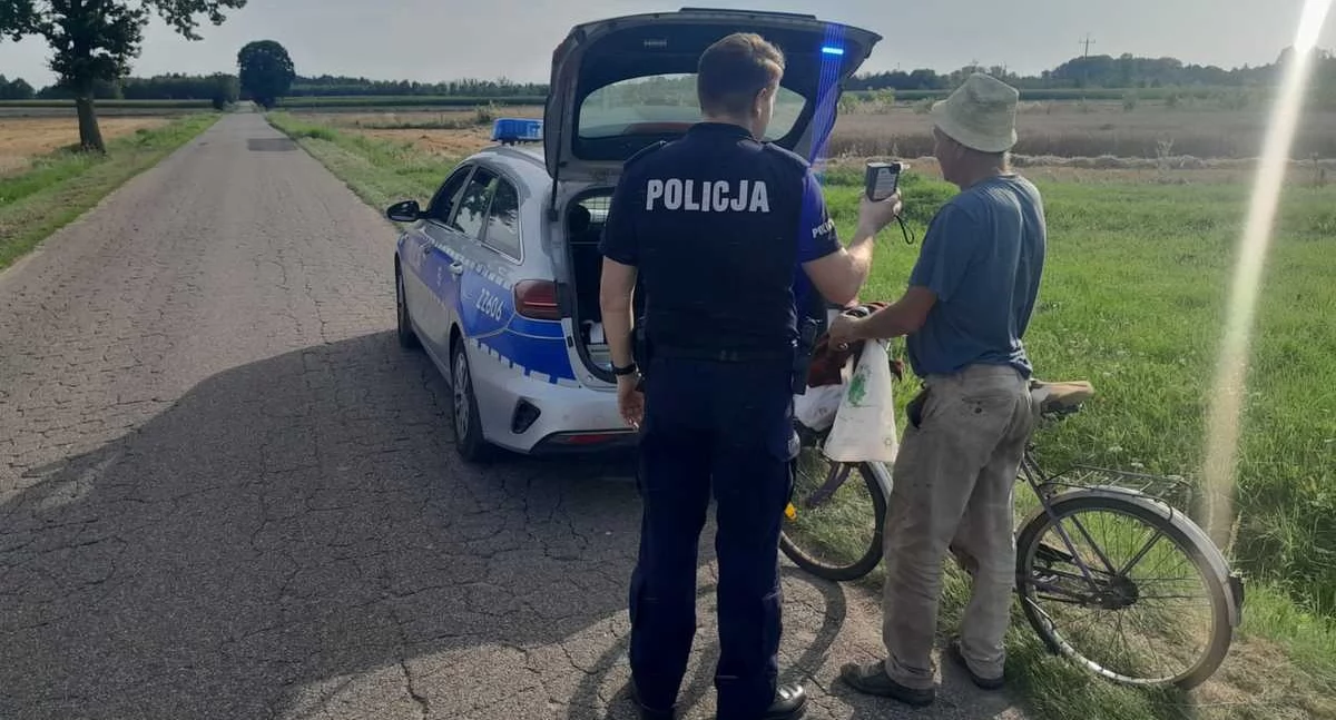 Dwóch pijanych rowerzystów zatrzymanych jednego dnia w gminie Nasielsk