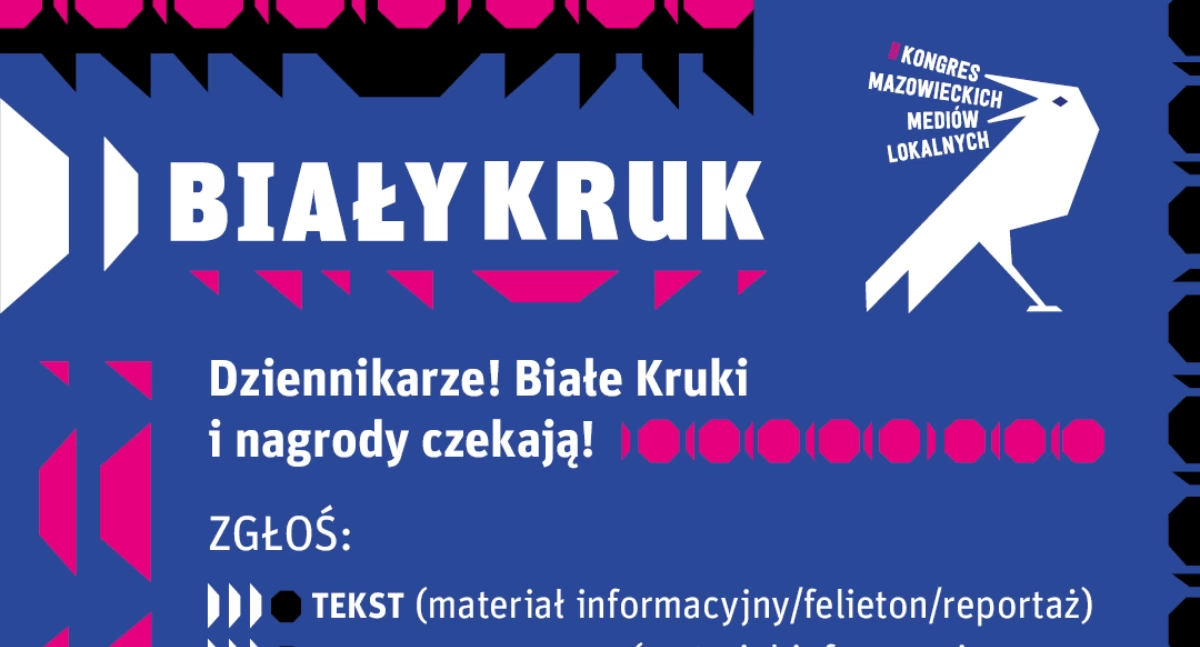 „Biały Kruk” dla dziennikarzy mediów lokalnych – ostatnie dni na zgłoszenia!