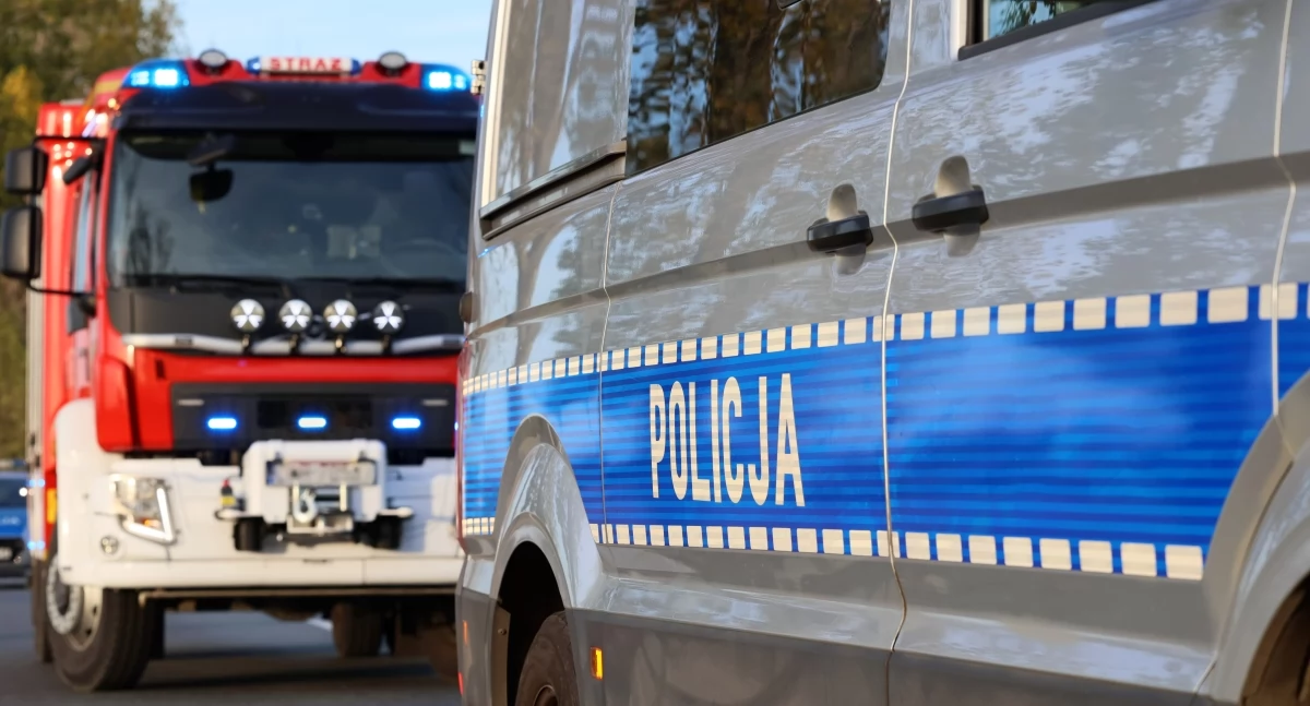 W Emolinku kobieta kierująca Toyotą zjechała z drogi krajowej nr 62 na pobocze i uderzyła w latarnię