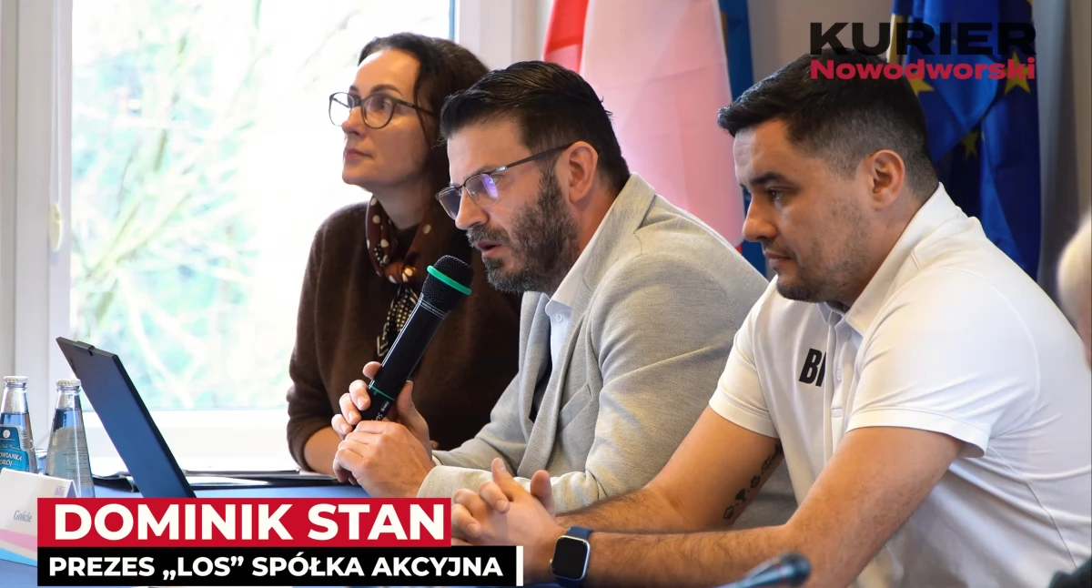 WIDEO: Przyszłość EcoHarpoon NOWEL LOS Nowy Dwór Mazowiecki tematem obrad Rady Miasta
