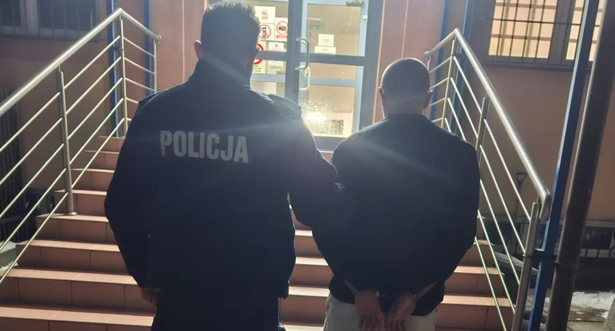Zniszczył dwa auta i wbiegł na jezdnię. 33-latek z Nasielska usłyszał zarzuty