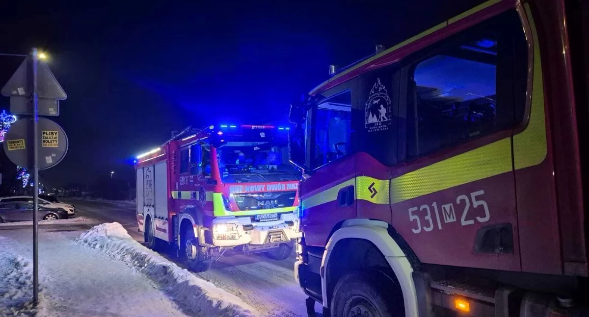 Czosnów. Zapach gazu na terenie firmy w Cząstkowie Mazowieckim. Gaz ulatniał się z nieszczelnej butli gazowej