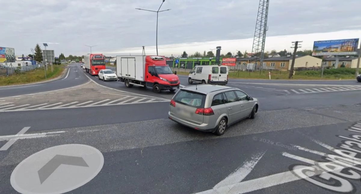 Nowy Dwór Mazowiecki. Na skrzyżowaniu dróg krajowych nr 62 i 85 ma powstać rondo z dwupasmowymi wlotami z segregacją kierunków ruchu