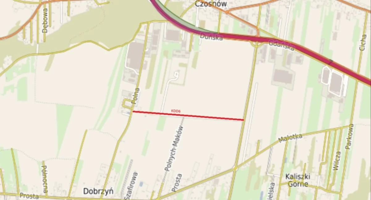Czosnów. Droga KDD6 leżąca między drogą powiatową nr 2405W a ul. Polną zostanie przebudowana i zyska nawierzchnię asfaltową