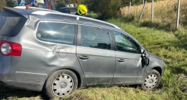 Nasielsk. Dachowanie auta z czwórką dzieci! Pijany k…