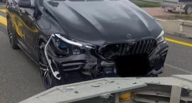 Czosnów. W Cząstkowie Polskim na trasie S7 BMW zderz&hellip;