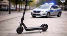 Nowy Dwór Mazowiecki. Czołowe zderzenie hulajnogi elektrycznej i roweru przy Leśnej. Dzieci miały szczęście