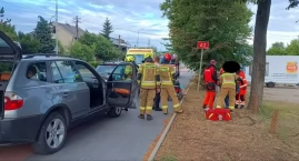 Pomiechówek. Zderzenie BMW i Volkswagena na Modlińsk&hellip;
