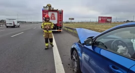 Zakroczym. Zderzenie dwóch citroenów na S7. Jeden z &hellip;