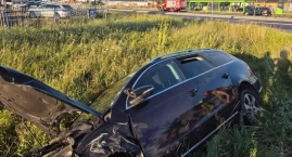 Groźna kolizja na DK62 i DK85. Volkswagen w rowie, a&hellip;