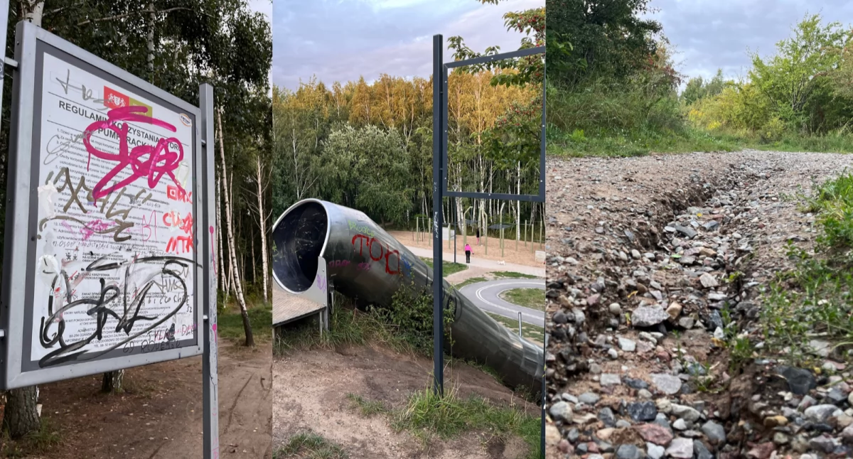 Zapomniany park z Budżetu Obywatelskiego popada w ruinę. Mieszkańcy są bezsilni