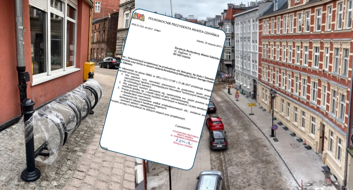 Gdańsk montuje wadliwe stojaki rowerowe. Urzędnicy ignorują oficera rowerowego?